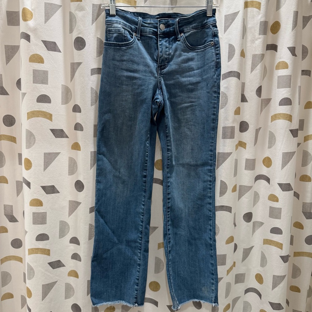 NYDJ Marilyn Straight Jeans - Light Blue Wash